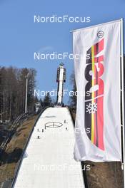 19.03.2022, Oberstdorf, Germany (GER): feature: peace sign - FIS world cup ski flying men, individual HS235, Oberstdorf (GER). www.nordicfocus.com. © Reichert/NordicFocus. Every downloaded picture is fee-liable