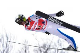 19.03.2022, Oberstdorf, Germany (GER): Peter Prevc (SLO) - FIS world cup ski flying men, individual HS235, Oberstdorf (GER). www.nordicfocus.com. © Reichert/NordicFocus. Every downloaded picture is fee-liable