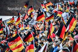 19.03.2022, Oberstdorf, Germany (GER): feature German fans, feature - FIS world cup ski flying men, individual HS235, Oberstdorf (GER). www.nordicfocus.com. © Reichert/NordicFocus. Every downloaded picture is fee-liable