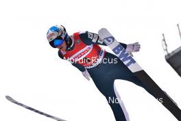 19.03.2022, Oberstdorf, Germany (GER): Eetu Nousiainen (FIN) - FIS world cup ski flying men, individual HS235, Oberstdorf (GER). www.nordicfocus.com. © Reichert/NordicFocus. Every downloaded picture is fee-liable