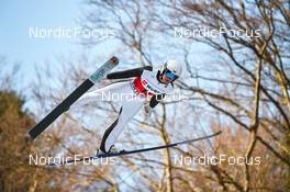 20.03.2022, Oberstdorf, Germany (GER): Kevin Maltsev (EST) - FIS world cup ski flying men, individual HS235, Oberstdorf (GER). www.nordicfocus.com. © Reichert/NordicFocus. Every downloaded picture is fee-liable
