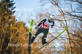 20.03.2022, Oberstdorf, Germany (GER): Vladimir Zografski (BUL) - FIS world cup ski flying men, individual HS235, Oberstdorf (GER). www.nordicfocus.com. © Reichert/NordicFocus. Every downloaded picture is fee-liable
