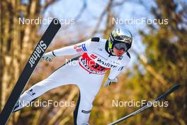20.03.2022, Oberstdorf, Germany (GER): Domen Prevc (SLO) - FIS world cup ski flying men, individual HS235, Oberstdorf (GER). www.nordicfocus.com. © Reichert/NordicFocus. Every downloaded picture is fee-liable