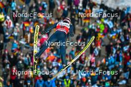20.03.2022, Oberstdorf, Germany (GER): Karl Geiger (GER) - FIS world cup ski flying men, individual HS235, Oberstdorf (GER). www.nordicfocus.com. © Reichert/NordicFocus. Every downloaded picture is fee-liable