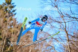 20.03.2022, Oberstdorf, Germany (GER): Arttu Aigro (EST) - FIS world cup ski flying men, individual HS235, Oberstdorf (GER). www.nordicfocus.com. © Reichert/NordicFocus. Every downloaded picture is fee-liable