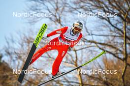 20.03.2022, Oberstdorf, Germany (GER): Kilian Peier (SUI) - FIS world cup ski flying men, individual HS235, Oberstdorf (GER). www.nordicfocus.com. © Reichert/NordicFocus. Every downloaded picture is fee-liable