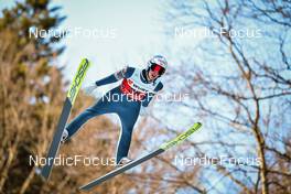 20.03.2022, Oberstdorf, Germany (GER): Niko  Kytosaho (FIN) - FIS world cup ski flying men, individual HS235, Oberstdorf (GER). www.nordicfocus.com. © Reichert/NordicFocus. Every downloaded picture is fee-liable
