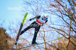 20.03.2022, Oberstdorf, Germany (GER): Keiichi Sato (JPN) - FIS world cup ski flying men, individual HS235, Oberstdorf (GER). www.nordicfocus.com. © Reichert/NordicFocus. Every downloaded picture is fee-liable