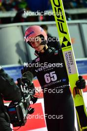 18.03.2022, Oberstdorf, Germany (GER): Karl Geiger (GER) - FIS world cup ski flying men, training, Oberstdorf (GER). www.nordicfocus.com. © Reichert/NordicFocus. Every downloaded picture is fee-liable