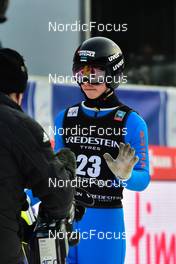 18.03.2022, Oberstdorf, Germany (GER): Arttu Aigro (EST) - FIS world cup ski flying men, training, Oberstdorf (GER). www.nordicfocus.com. © Reichert/NordicFocus. Every downloaded picture is fee-liable