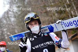 18.03.2022, Oberstdorf, Germany (GER): Mathis Contamine (FRA) - FIS world cup ski flying men, training, Oberstdorf (GER). www.nordicfocus.com. © Reichert/NordicFocus. Every downloaded picture is fee-liable