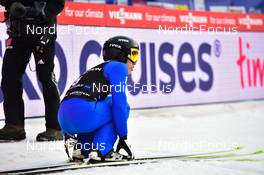 18.03.2022, Oberstdorf, Germany (GER): Valentin Foubert (FRA) - FIS world cup ski flying men, training, Oberstdorf (GER). www.nordicfocus.com. © Reichert/NordicFocus. Every downloaded picture is fee-liable