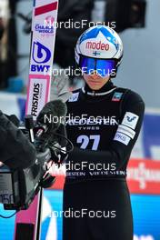 18.03.2022, Oberstdorf, Germany (GER): Antti Aalto (FIN) - FIS world cup ski flying men, training, Oberstdorf (GER). www.nordicfocus.com. © Reichert/NordicFocus. Every downloaded picture is fee-liable
