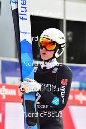 18.03.2022, Oberstdorf, Germany (GER): Adrian Sell (GER) - FIS world cup ski flying men, training, Oberstdorf (GER). www.nordicfocus.com. © Reichert/NordicFocus. Every downloaded picture is fee-liable