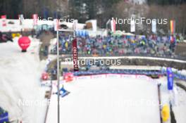 18.03.2022, Oberstdorf, Germany (GER): feature: wind vane, fans in the back - FIS world cup ski flying men, training, Oberstdorf (GER). www.nordicfocus.com. © Reichert/NordicFocus. Every downloaded picture is fee-liable