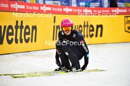 18.03.2022, Oberstdorf, Germany (GER): Kilian Maerkl (GER) - FIS world cup ski flying men, training, Oberstdorf (GER). www.nordicfocus.com. © Reichert/NordicFocus. Every downloaded picture is fee-liable