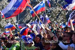 25.03.2022, Planica, Slovenia (SLO): feature: slovenian fans - FIS world cup ski jumping men, individual HS240, Planica (SLO). www.nordicfocus.com. © Reichert/NordicFocus. Every downloaded picture is fee-liable.