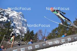 27.03.2022, Planica, Slovenia (SLO): Markus Eisenbichler (GER) - FIS world cup ski jumping men, individual HS240, Planica (SLO). www.nordicfocus.com. © Reichert/NordicFocus. Every downloaded picture is fee-liable.