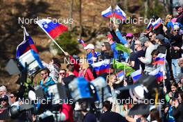 26.03.2022, Planica, Slovenia (SLO): feature: fans - FIS world cup ski jumping men, team HS240, Planica (SLO). www.nordicfocus.com. © Reichert/NordicFocus. Every downloaded picture is fee-liable.