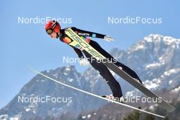 26.03.2022, Planica, Slovenia (SLO): Constantin Schmid (GER) - FIS world cup ski jumping men, team HS240, Planica (SLO). www.nordicfocus.com. © Reichert/NordicFocus. Every downloaded picture is fee-liable.
