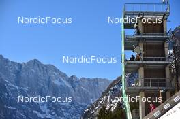 24.03.2022, Planica, Slovenia (SLO): feature: tv tower, mountain view - FIS world cup ski jumping men, training, Planica (SLO). www.nordicfocus.com. © Reichert/NordicFocus. Every downloaded picture is fee-liable.