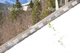 24.03.2022, Planica, Slovenia (SLO): feature. distance numbers - FIS world cup ski jumping men, training, Planica (SLO). www.nordicfocus.com. © Reichert/NordicFocus. Every downloaded picture is fee-liable.
