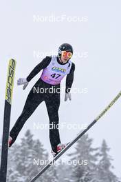 02.04.2022, Premanon, France (FRA): Jonathan Learoyd (FRA) - French Championships ski jumping, individual HS, Premanon (FRA). www.nordicfocus.com. © Leo Authamayou/NordicFocus. Every downloaded picture is fee-liable.
