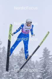 02.04.2022, Premanon, France (FRA): Enzo Milesi (FRA) - French Championships ski jumping, individual HS, Premanon (FRA). www.nordicfocus.com. © Leo Authamayou/NordicFocus. Every downloaded picture is fee-liable.