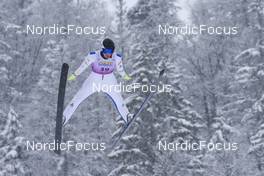 02.04.2022, Premanon, France (FRA): MATTEO Baud (0) - French Championships ski jumping, individual HS, Premanon (FRA). www.nordicfocus.com. © Leo Authamayou/NordicFocus. Every downloaded picture is fee-liable.