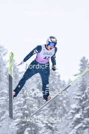 02.04.2022, Premanon, France (FRA): Laurent Muehlethaler (FRA) - French Championships ski jumping, individual HS, Premanon (FRA). www.nordicfocus.com. © Leo Authamayou/NordicFocus. Every downloaded picture is fee-liable.