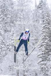 02.04.2022, Premanon, France (FRA): Paul Guyot (FRA) - French Championships ski jumping, individual HS, Premanon (FRA). www.nordicfocus.com. © Leo Authamayou/NordicFocus. Every downloaded picture is fee-liable.