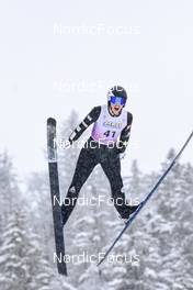 02.04.2022, Premanon, France (FRA): Mael Begrand (FRA) - French Championships ski jumping, individual HS, Premanon (FRA). www.nordicfocus.com. © Leo Authamayou/NordicFocus. Every downloaded picture is fee-liable.