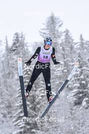 02.04.2022, Premanon, France (FRA): Maxence Riviere (FRA) - French Championships ski jumping, individual HS, Premanon (FRA). www.nordicfocus.com. © Leo Authamayou/NordicFocus. Every downloaded picture is fee-liable.
