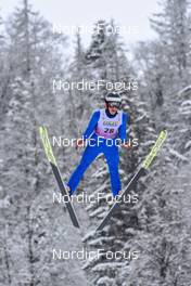 02.04.2022, Premanon, France (FRA): Faustin Moureaux (FRA) - French Championships ski jumping, individual HS, Premanon (FRA). www.nordicfocus.com. © Leo Authamayou/NordicFocus. Every downloaded picture is fee-liable.