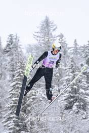 02.04.2022, Premanon, France (FRA): Lilian Treand (FRA) - French Championships ski jumping, individual HS, Premanon (FRA). www.nordicfocus.com. © Leo Authamayou/NordicFocus. Every downloaded picture is fee-liable.