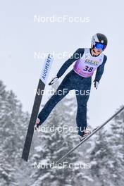 02.04.2022, Premanon, France (FRA): Tom Rochat (FRA) - French Championships ski jumping, individual HS, Premanon (FRA). www.nordicfocus.com. © Leo Authamayou/NordicFocus. Every downloaded picture is fee-liable.