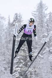 02.04.2022, Premanon, France (FRA): Edgar Vallet (FRA) - French Championships ski jumping, individual HS, Premanon (FRA). www.nordicfocus.com. © Leo Authamayou/NordicFocus. Every downloaded picture is fee-liable.