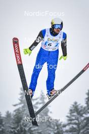 01.04.2022, Premanon, France (FRA): Yoann Morel (FRA) - French Championships ski jumping, team, Premanon (FRA). www.nordicfocus.com. © Leo Authamayou/NordicFocus. Every downloaded picture is fee-liable.