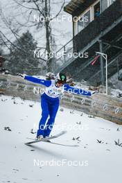 01.04.2022, Premanon, France (FRA): Edgar Vallet (FRA) - French Championships ski jumping, team, Premanon (FRA). www.nordicfocus.com. © Augustin Authamayou/NordicFocus. Every downloaded picture is fee-liable.