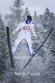 01.04.2022, Premanon, France (FRA): Matteo Baud (FRA) - French Championships ski jumping, team, Premanon (FRA). www.nordicfocus.com. © Leo Authamayou/NordicFocus. Every downloaded picture is fee-liable.