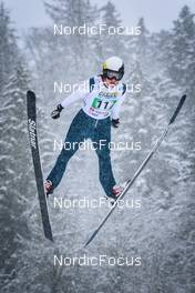 01.04.2022, Premanon, France (FRA): Leo Lamarca (FRA) - French Championships ski jumping, team, Premanon (FRA). www.nordicfocus.com. © Leo Authamayou/NordicFocus. Every downloaded picture is fee-liable.