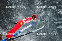 01.04.2022, Premanon, France (FRA): Maxence Begrand (FRA) - French Championships ski jumping, team, Premanon (FRA). www.nordicfocus.com. © Augustin Authamayou/NordicFocus. Every downloaded picture is fee-liable.