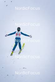 01.04.2022, Premanon, France (FRA): Louis Learoyd (FRA) - French Championships ski jumping, team, Premanon (FRA). www.nordicfocus.com. © Leo Authamayou/NordicFocus. Every downloaded picture is fee-liable.
