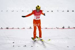06.02.2022, Beijing, China (CHN): Gregor Deschwanden (SUI) - XXIV. Olympic Winter Games Beijing 2022, ski jumping men, individual HS106, Beijing (CHN). www.nordicfocus.com. © Thibaut/NordicFocus. Every downloaded picture is fee-liable.