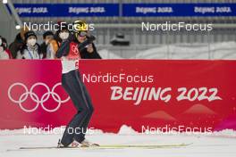 12.02.2022, Beijing, China (CHN): Karl Geiger (GER) - XXIV. Olympic Winter Games Beijing 2022, ski jumping men, individual HS140, Beijing (CHN). www.nordicfocus.com. © Thibaut/NordicFocus. Every downloaded picture is fee-liable.