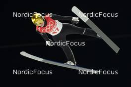 12.02.2022, Beijing, China (CHN): Marius Lindvik (NOR) - XXIV. Olympic Winter Games Beijing 2022, ski jumping men, individual HS140, Beijing (CHN). www.nordicfocus.com. © Thibaut/NordicFocus. Every downloaded picture is fee-liable.