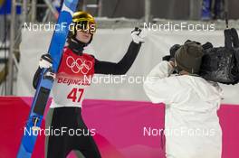 12.02.2022, Beijing, China (CHN): Marius Lindvik (NOR) - XXIV. Olympic Winter Games Beijing 2022, ski jumping men, individual HS140, Beijing (CHN). www.nordicfocus.com. © Thibaut/NordicFocus. Every downloaded picture is fee-liable.
