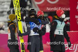 14.02.2022, Beijing, China (CHN): Karl Geiger (GER) - XXIV. Olympic Winter Games Beijing 2022, ski jumping men, team HS140, Beijing (CHN). www.nordicfocus.com. © Thibaut/NordicFocus. Every downloaded picture is fee-liable.