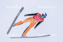 04.02.2022, Beijing, China (CHN): Daniel Andrei Cacina (ROU) - XXIV. Olympic Winter Games Beijing 2022, ski jumping men, training, Beijing (CHN). www.nordicfocus.com. © Thibaut/NordicFocus. Every downloaded picture is fee-liable.