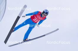 04.02.2022, Beijing, China (CHN): Giovanni Bresadola (ITA) - XXIV. Olympic Winter Games Beijing 2022, ski jumping men, training, Beijing (CHN). www.nordicfocus.com. © Thibaut/NordicFocus. Every downloaded picture is fee-liable.